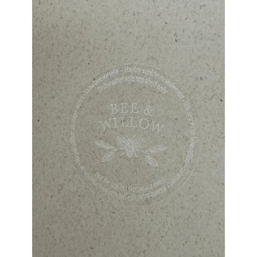 Bee & Willow‎ Melamine Splatter Plate Set White Green Dinnerware 10.5